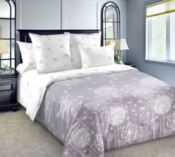 Комплект постельного белья 1,5-спальный, сатин  (Поднебесье, розовый)